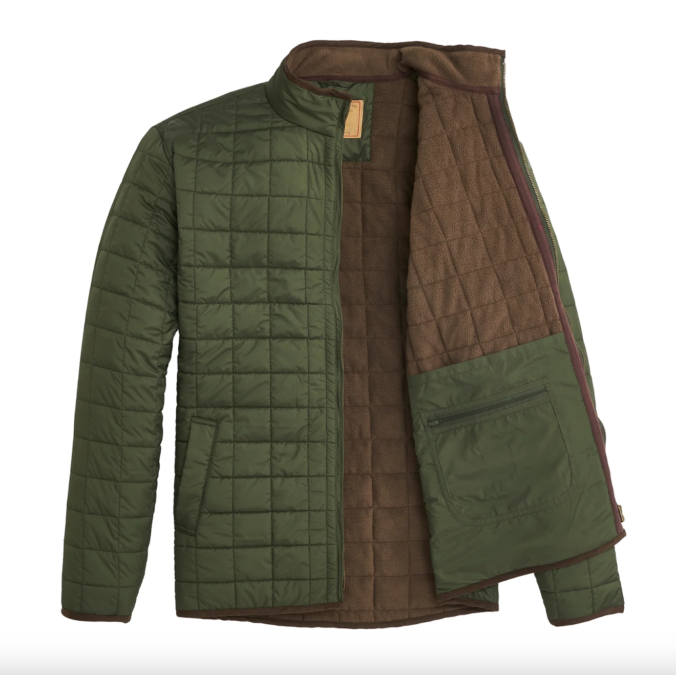 Grid Jacket-Olive