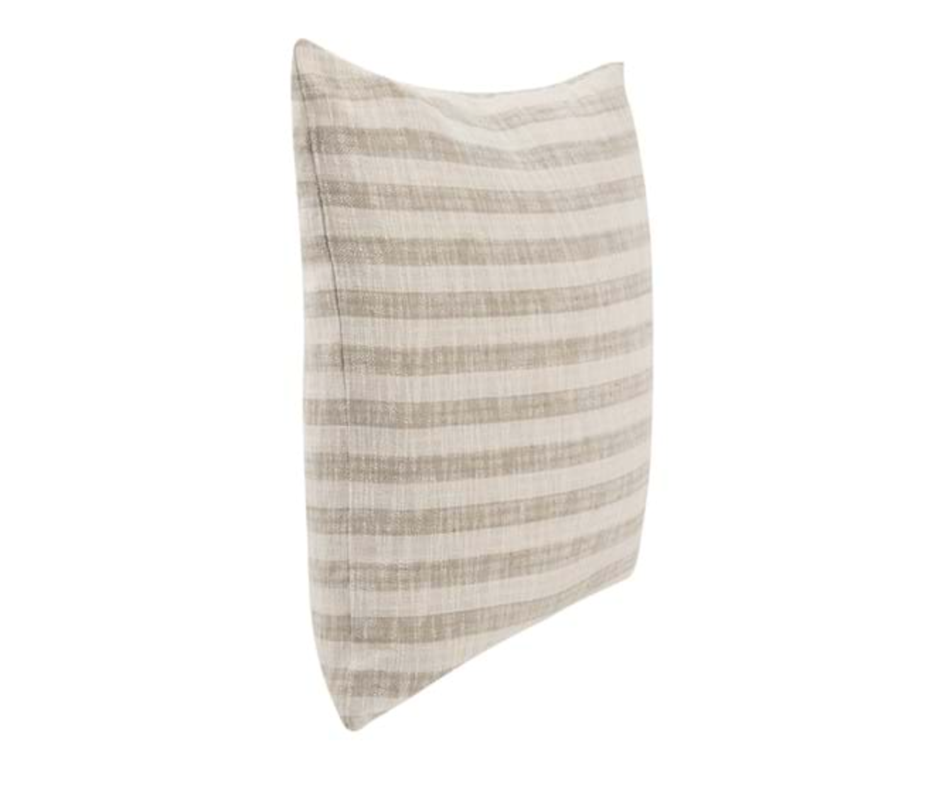 24x24 Striped Ivory & Natural Pillow