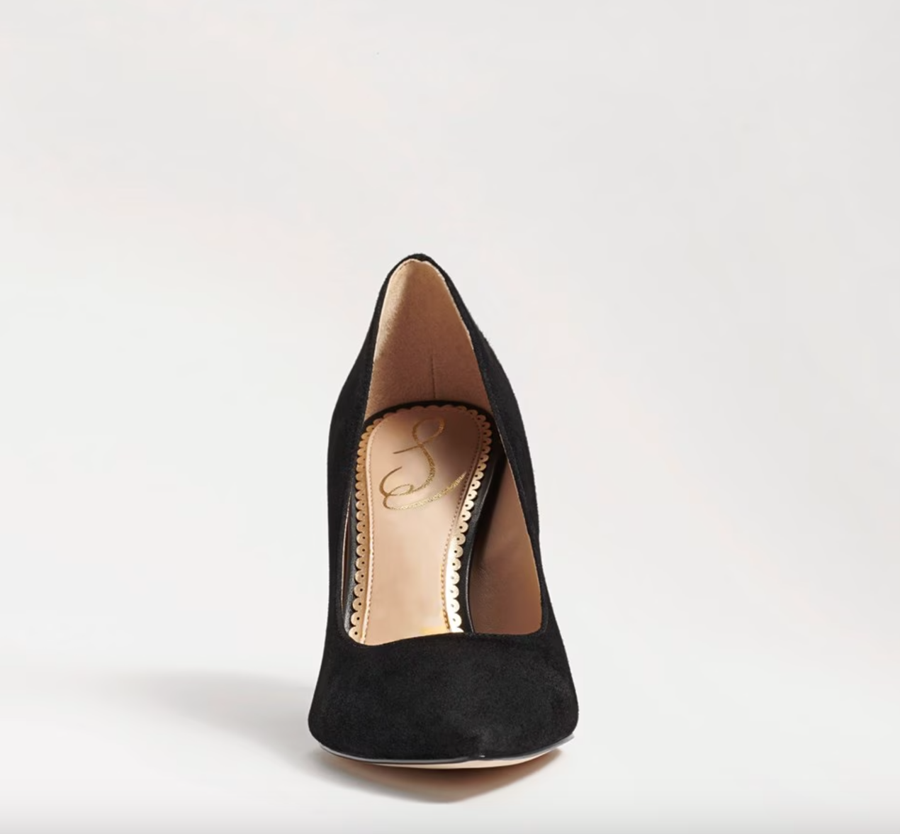 Hazel Pump-Black Suede