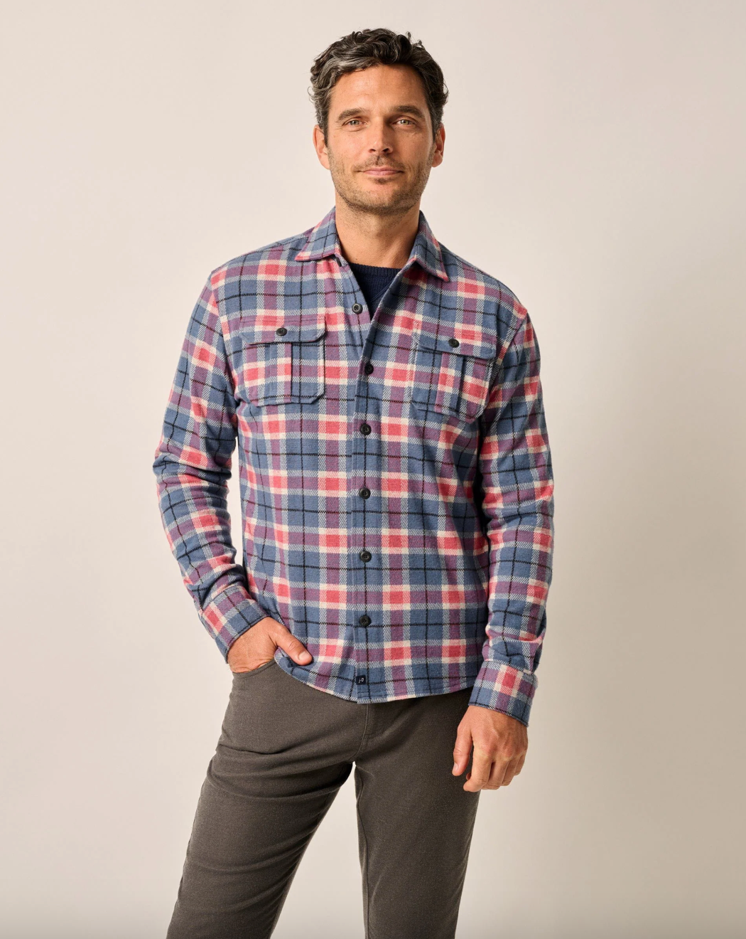 Kaden Lodge Shirt-Blue