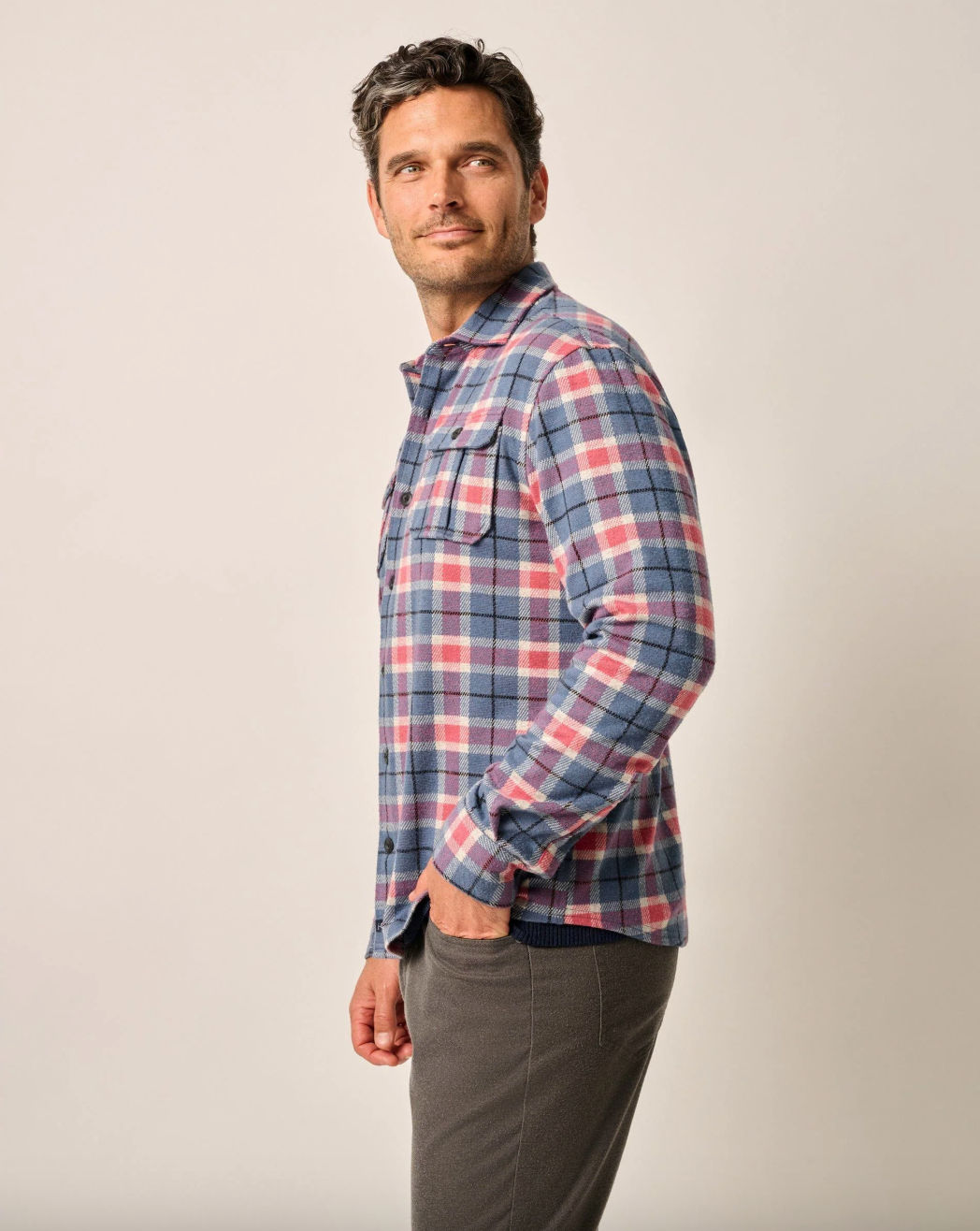 Kaden Lodge Shirt-Blue