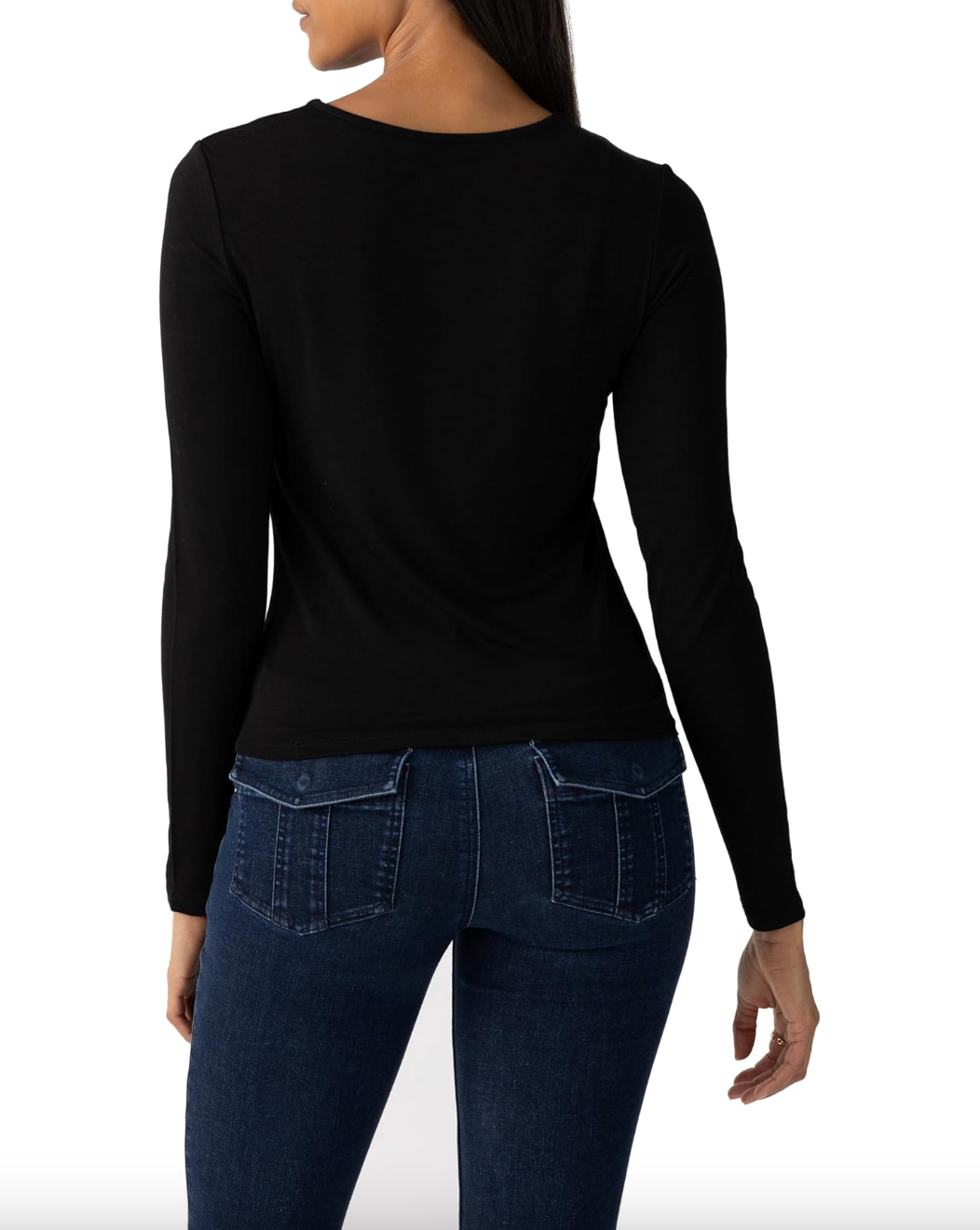 Asymmetrical Top-Black