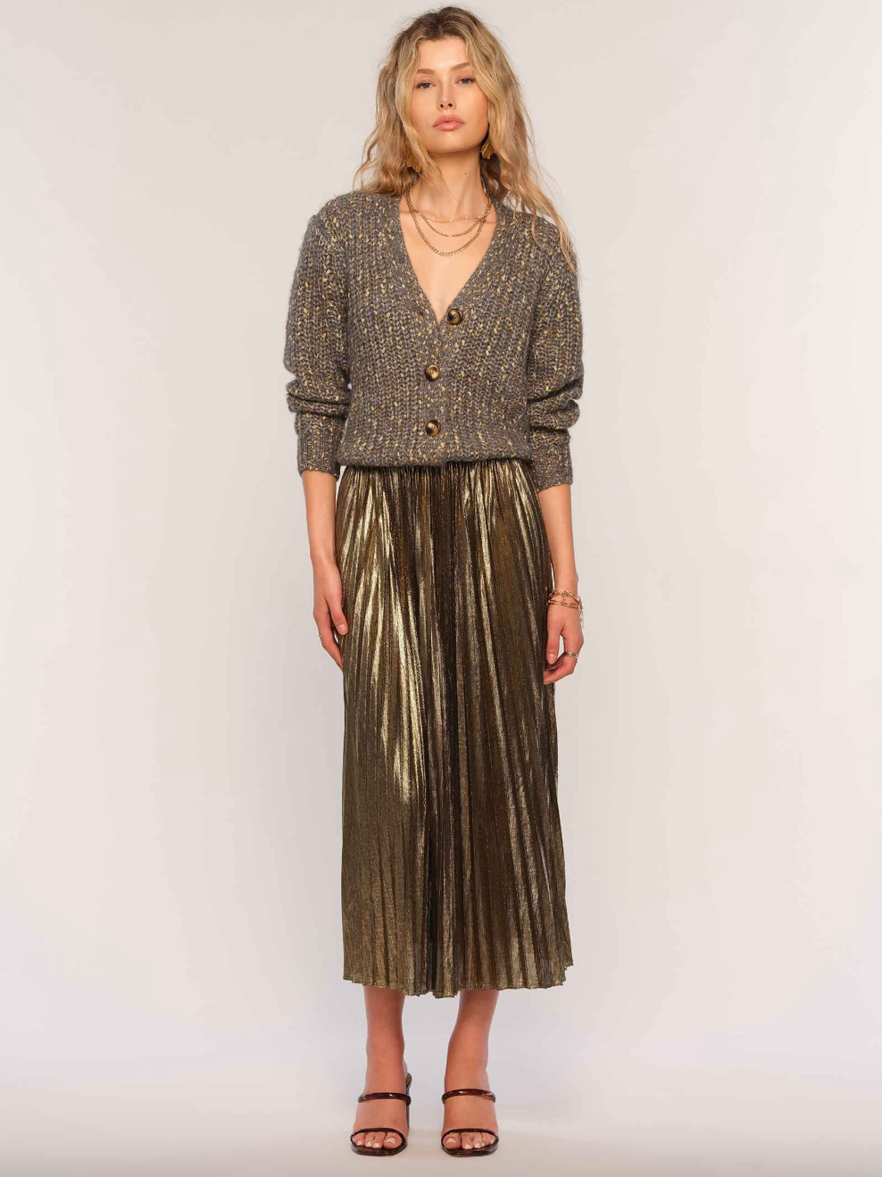 Enora Skirt-Bronze