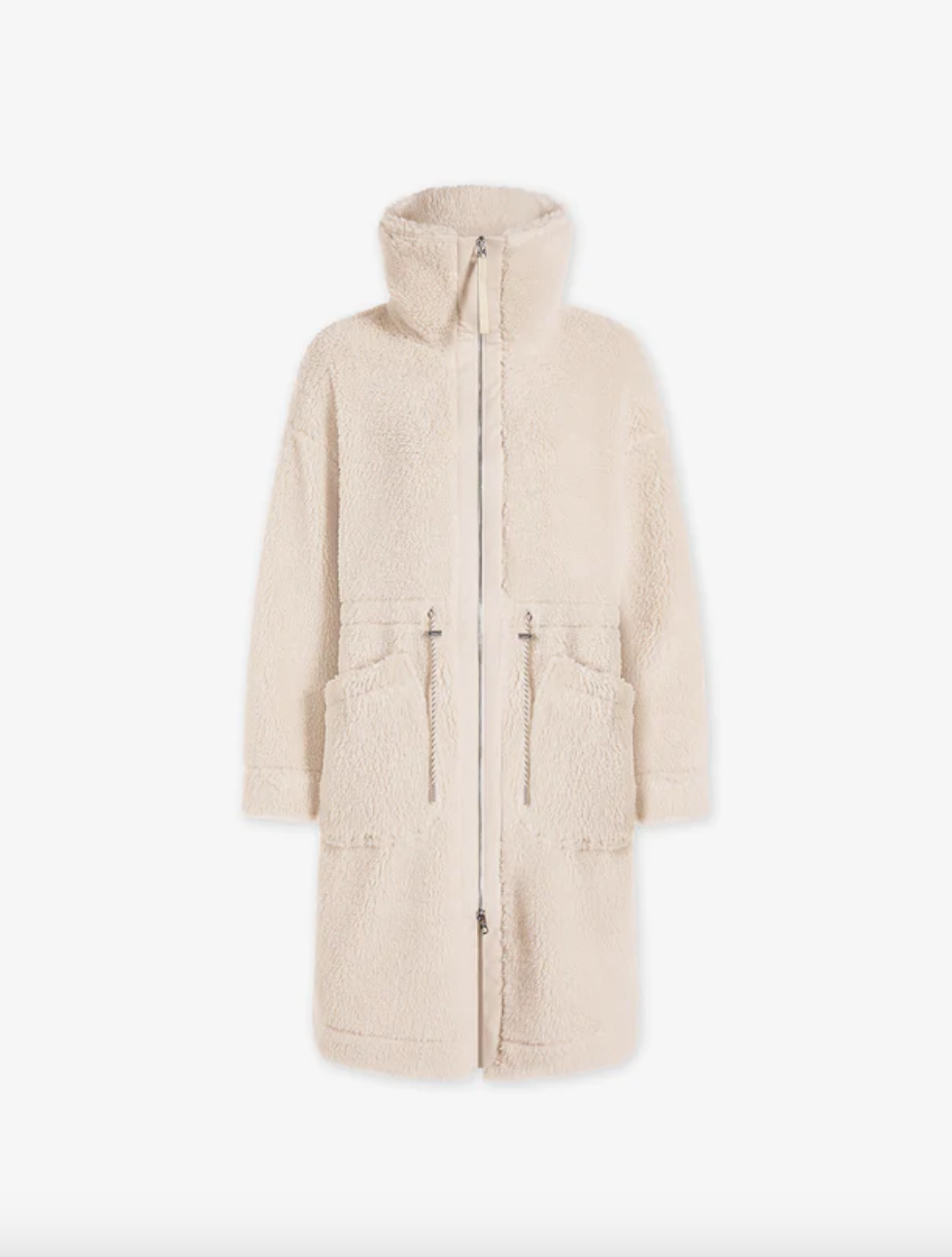 Logan Sherpa Coat-Sandshell