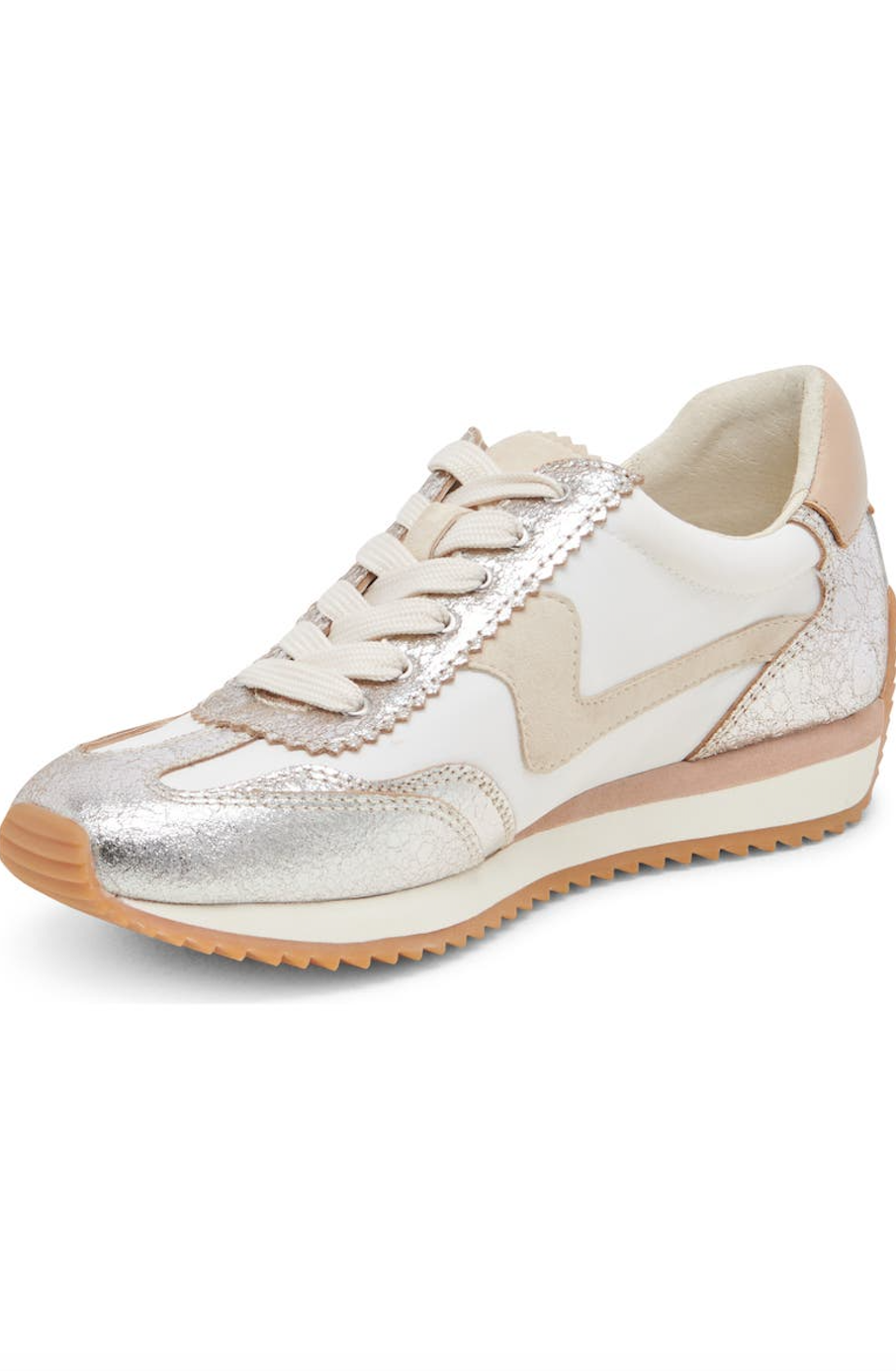 Nylon Notice Sneakers-Silver Multi