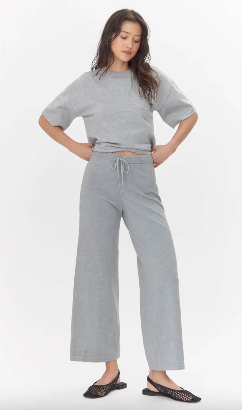 Paige Soft Pants-Grey