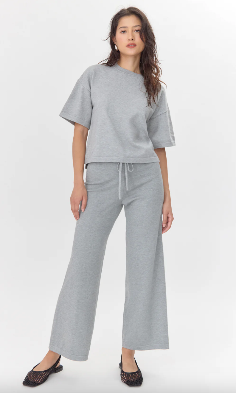 Paige Soft Pants-Grey