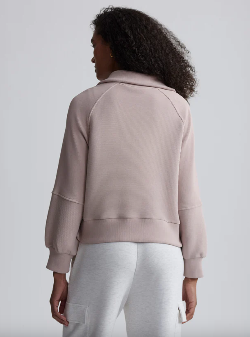 Milano Half Zip-Mauve