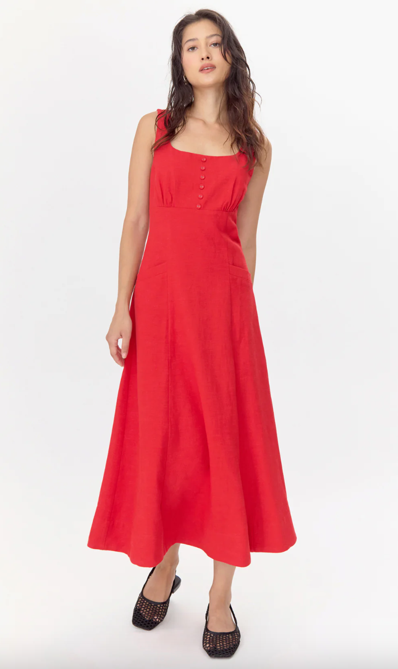 Marjorie Dress-Red