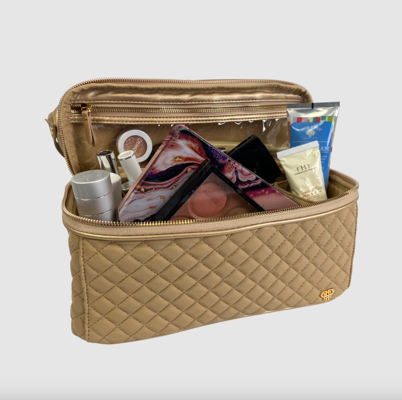 Stylist Travel Bag-Gold Luster