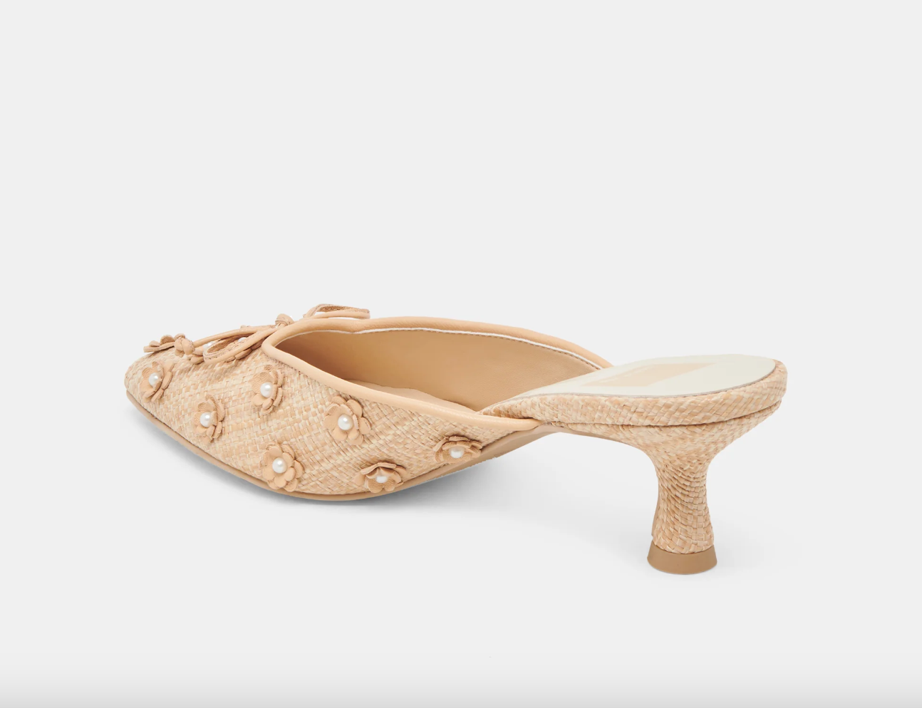 Camilo Heel-Natural Raffia