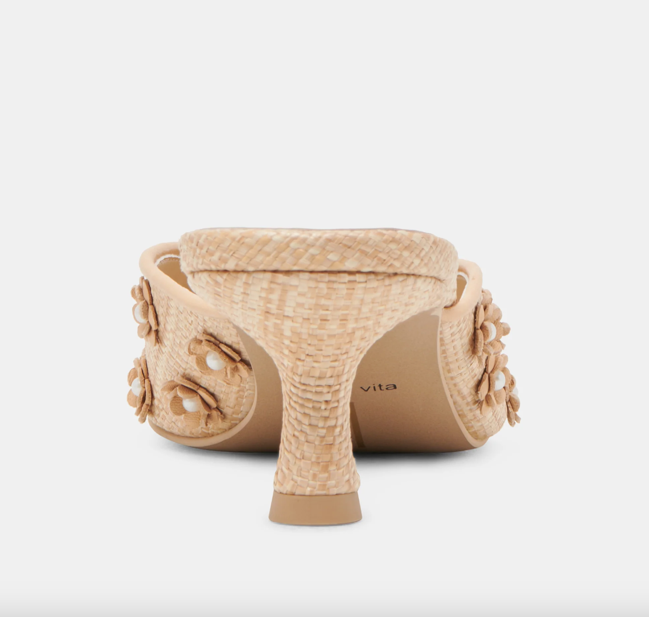 Camilo Heel-Natural Raffia