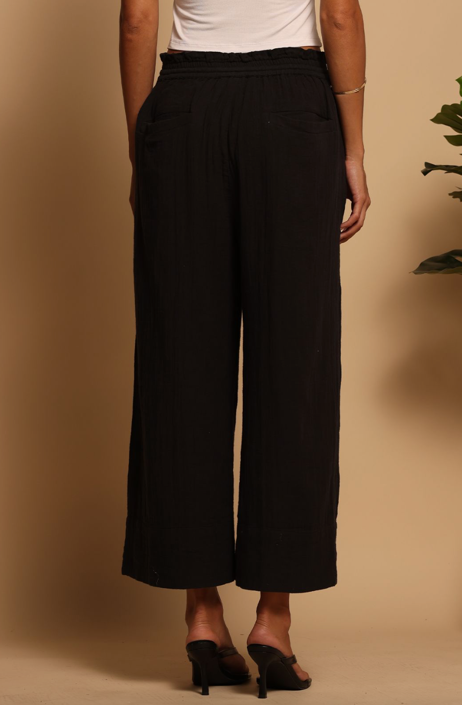 Caty Culotte Pant-Black