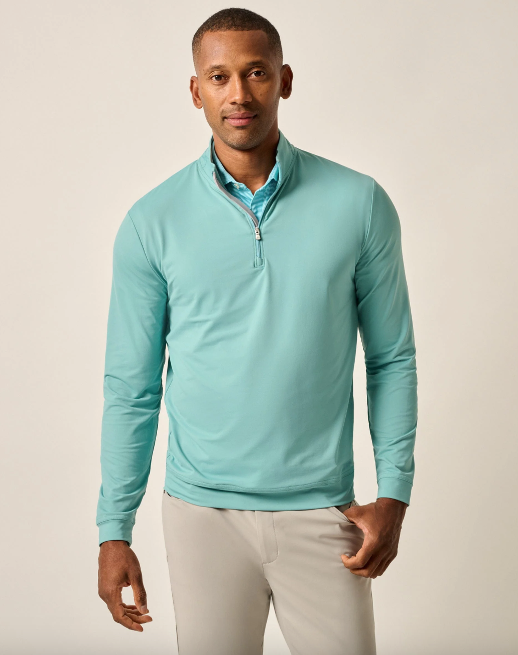 Motion Performance 1/4 Zip-Teal