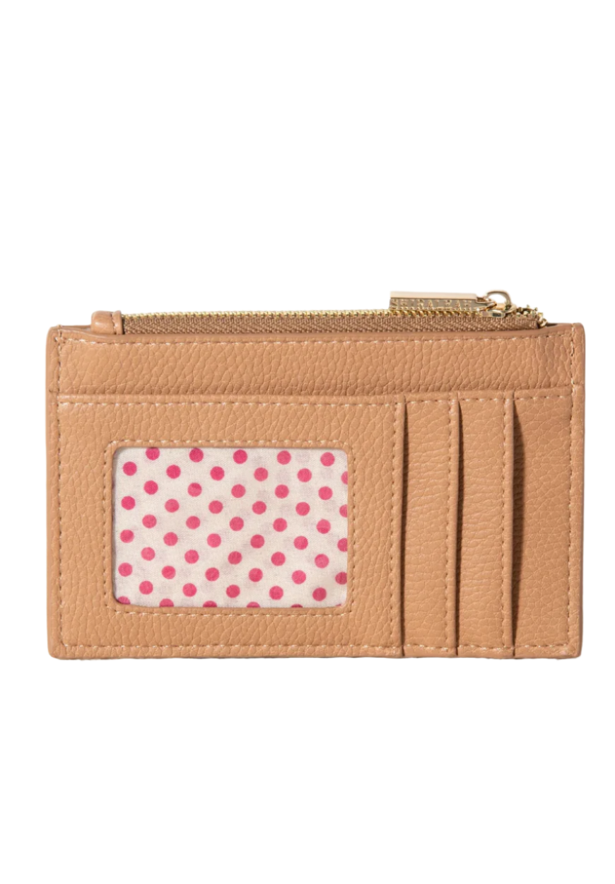 Verona Card Holder-Tan