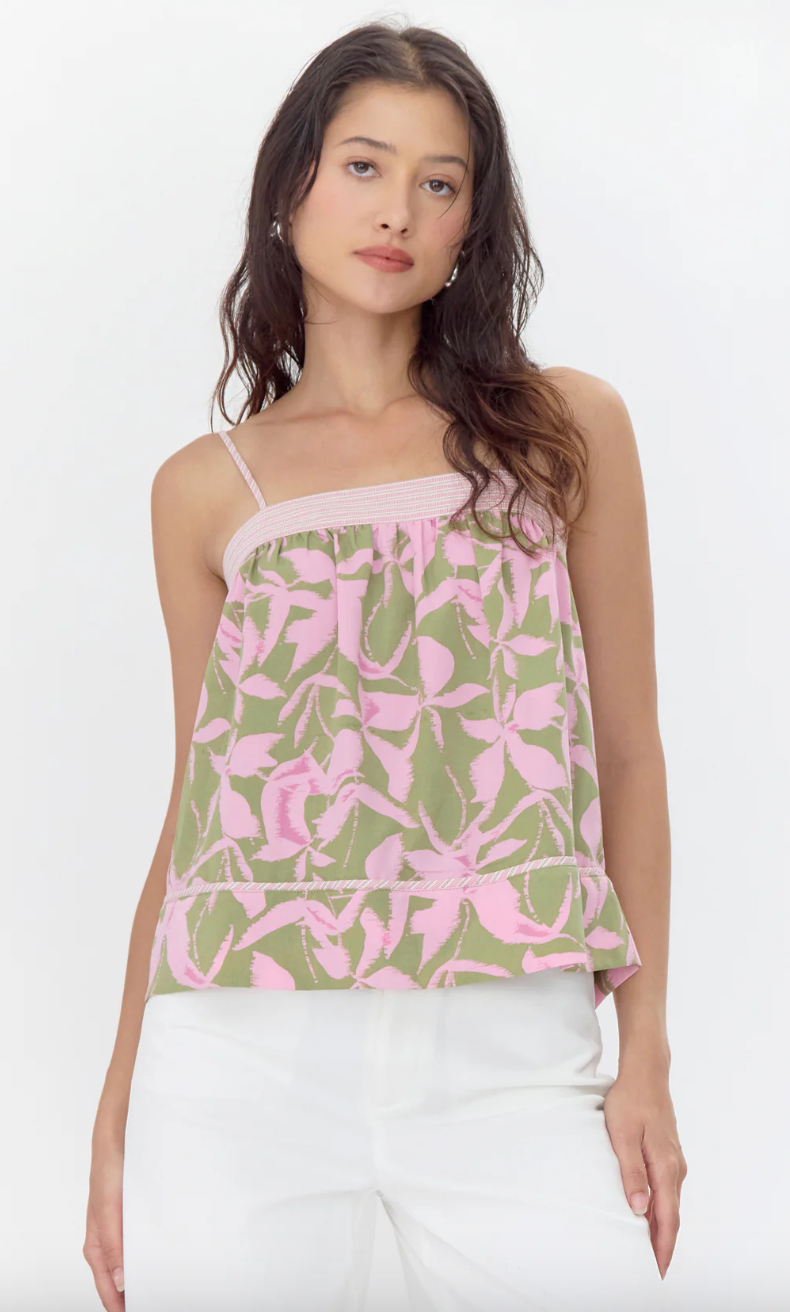 Naeli Top-Pink/Sage