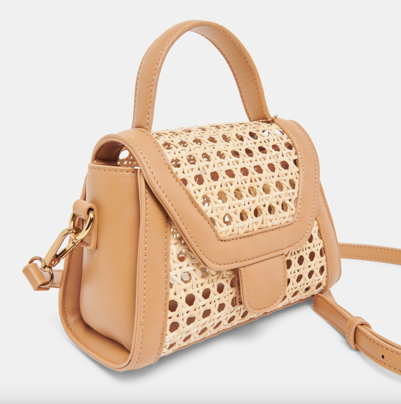 Tropez Cane Bag-Natural