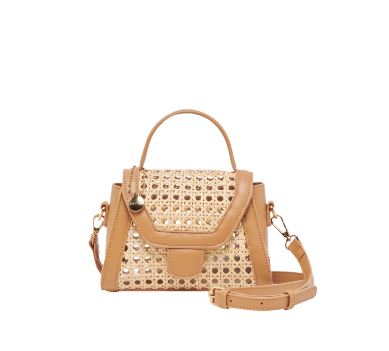 Tropez Cane Bag-Natural