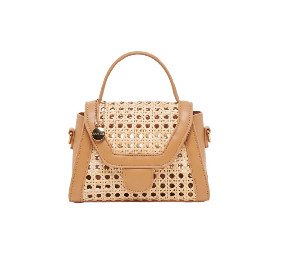 Tropez Cane Bag-Natural