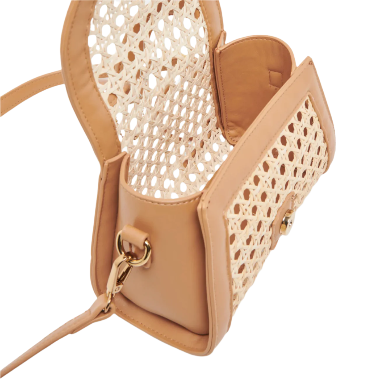 Tropez Cane Bag-Natural