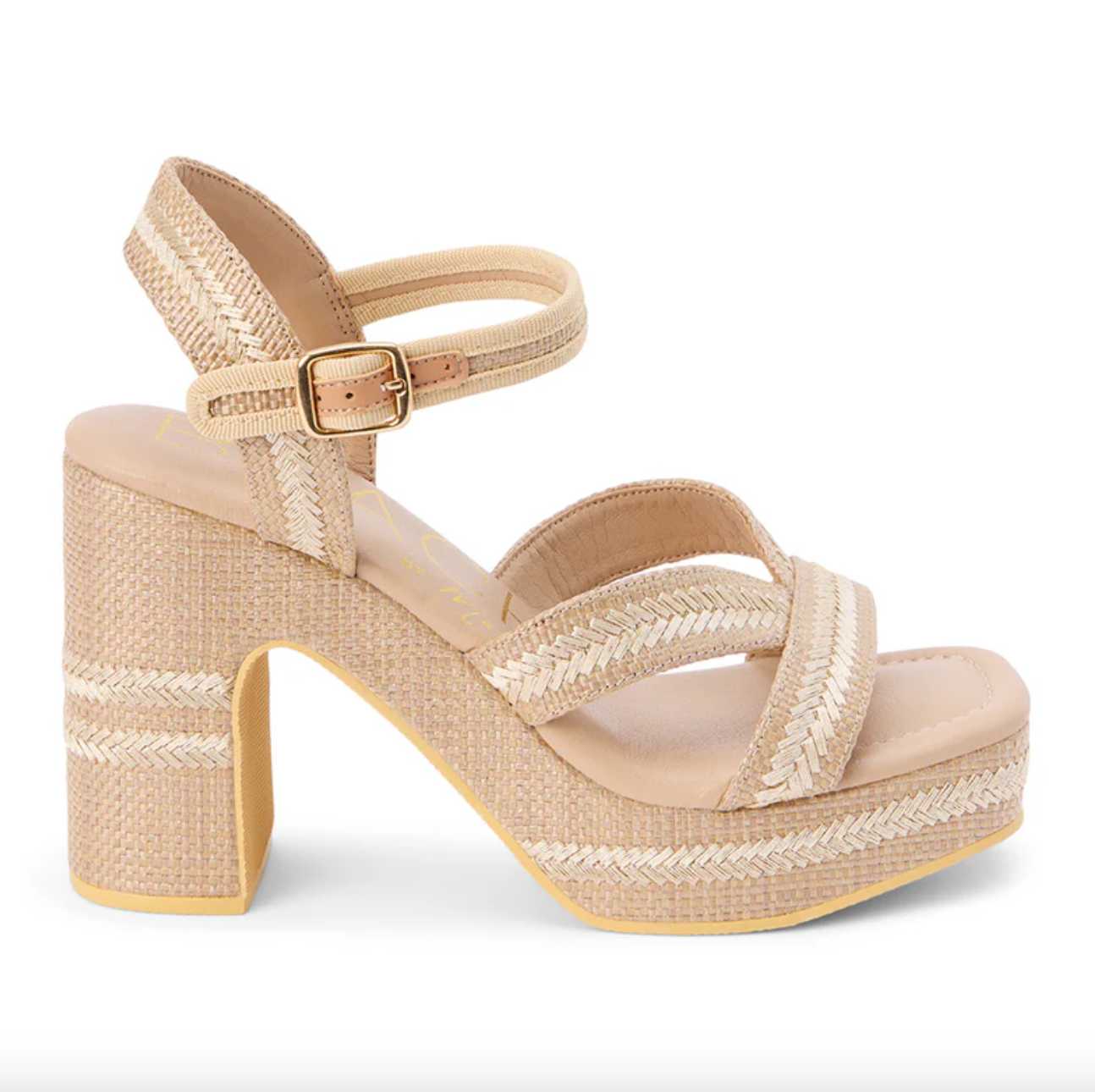 Adelaide Platform Heel-Taupe