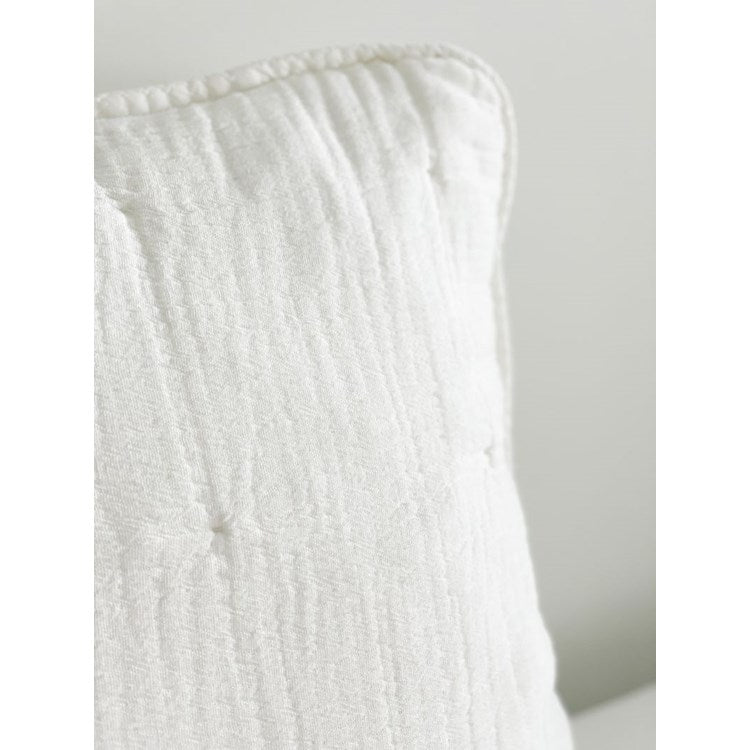 White Gauze Quilt & Pillow Set (2 Sizes)