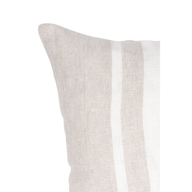 Natural Beige Stripe Pillow (2 Sizes)