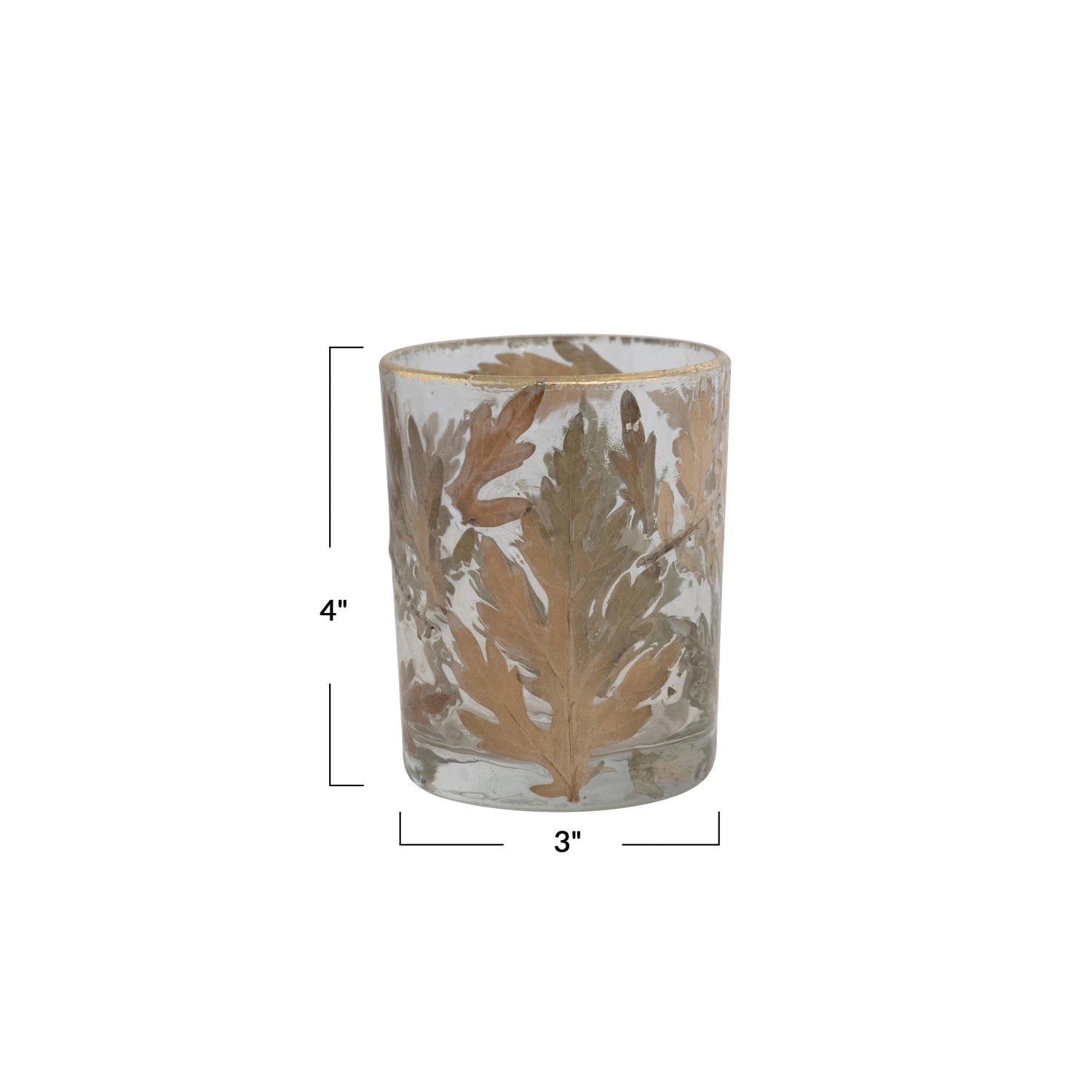 Oak Leaves Votive