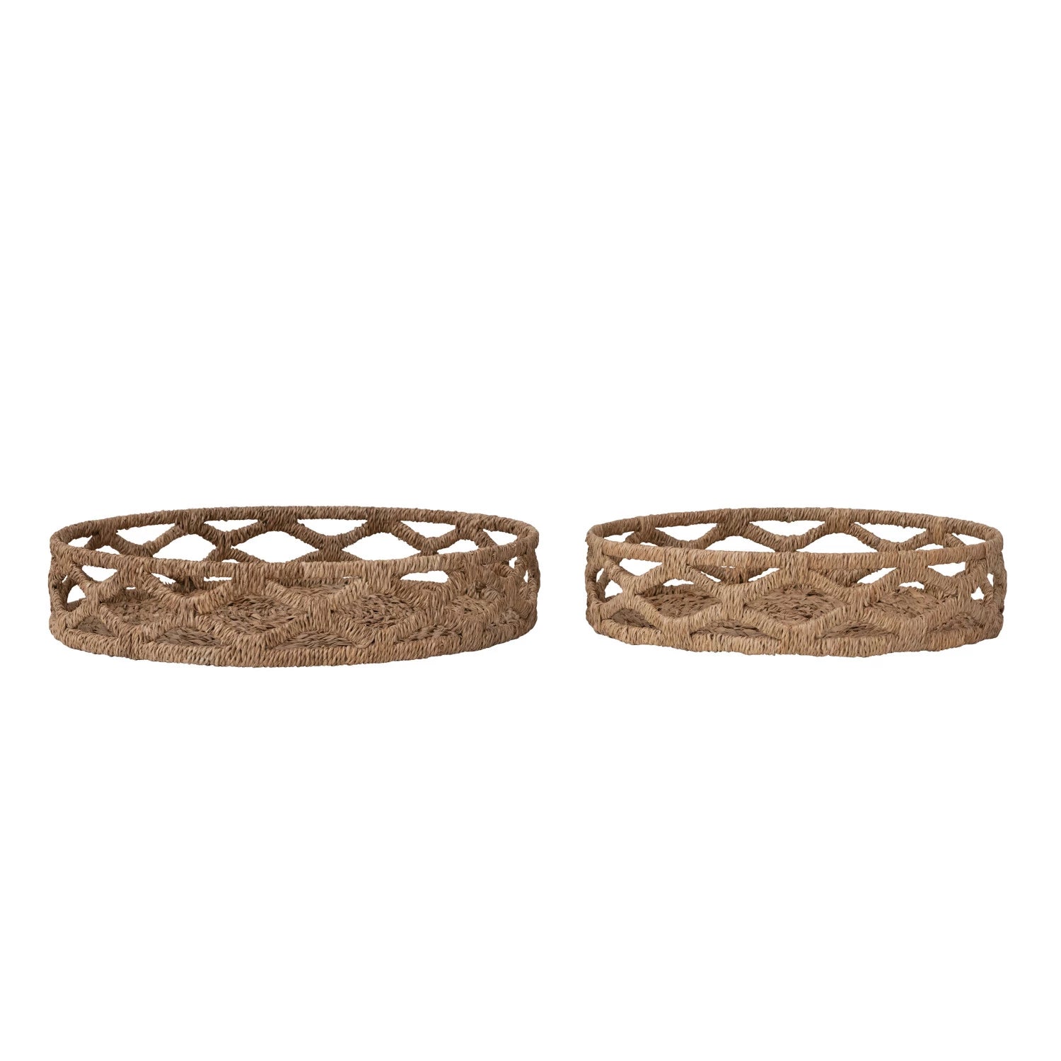 Round Lattice Woven Tray (2 Sizes)