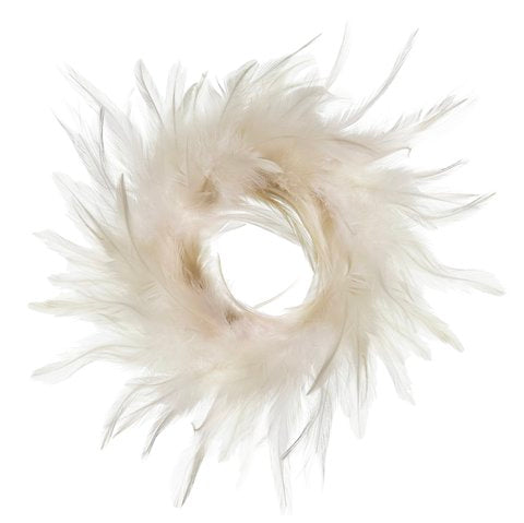 White Feather Ring (3 Sizes)