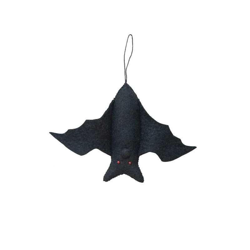 Handmade Felt Bat Ornament (2 sizes)