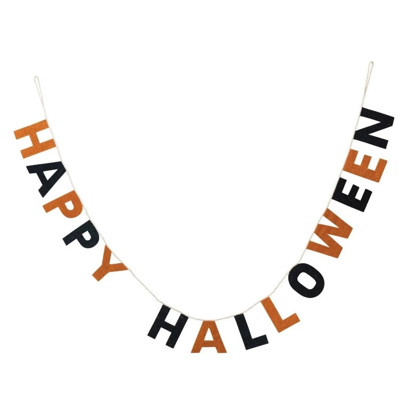 Happy Halloween Felt Banner-Final Sale