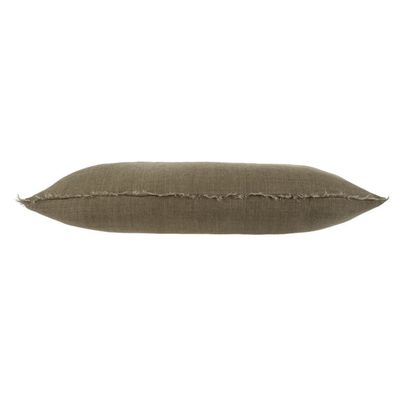 Mink Linen Lumbar Pillow - 14x31"