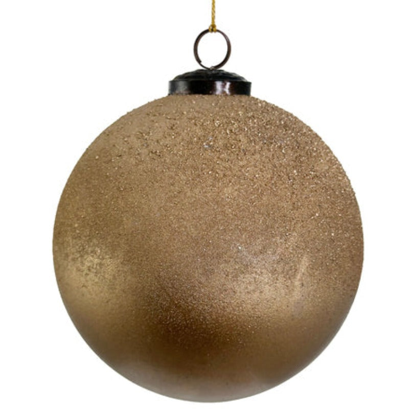 Matte Gold Sanded Ornament (2 Sizes)