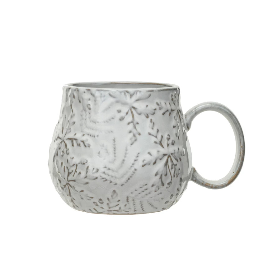 16oz Mug w Snowflakes