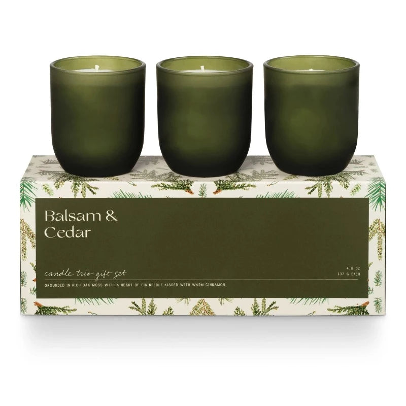 Balsam & Cedar Trio Candle Gift Set