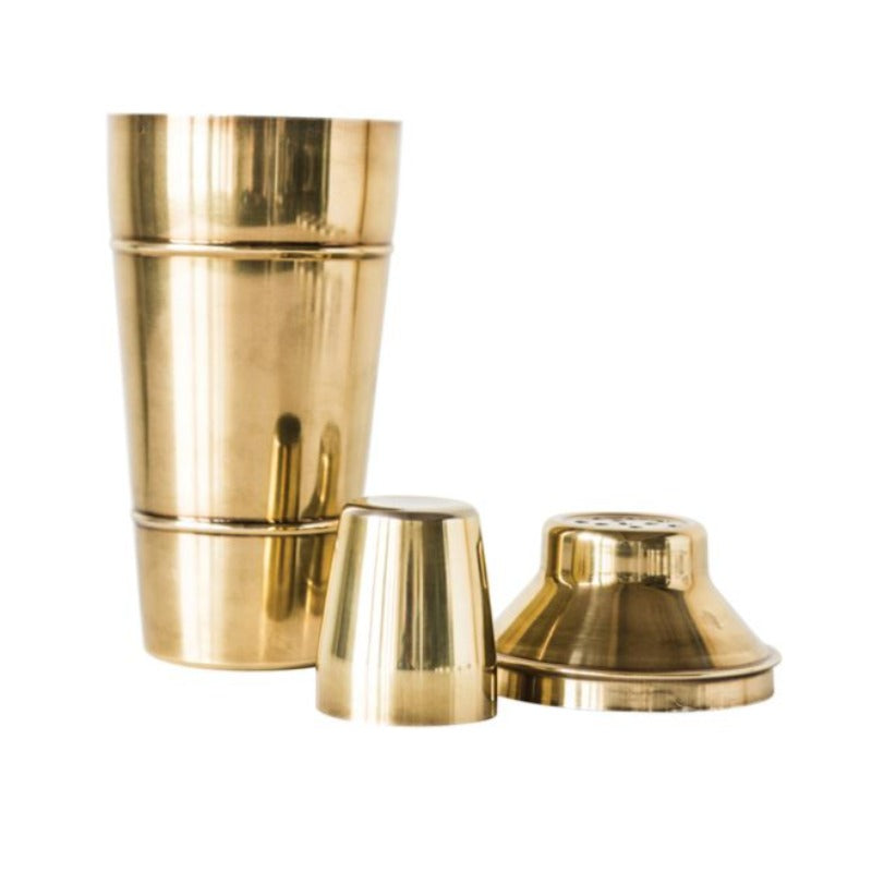 Brass Finish Cocktail Shaker (750mL)