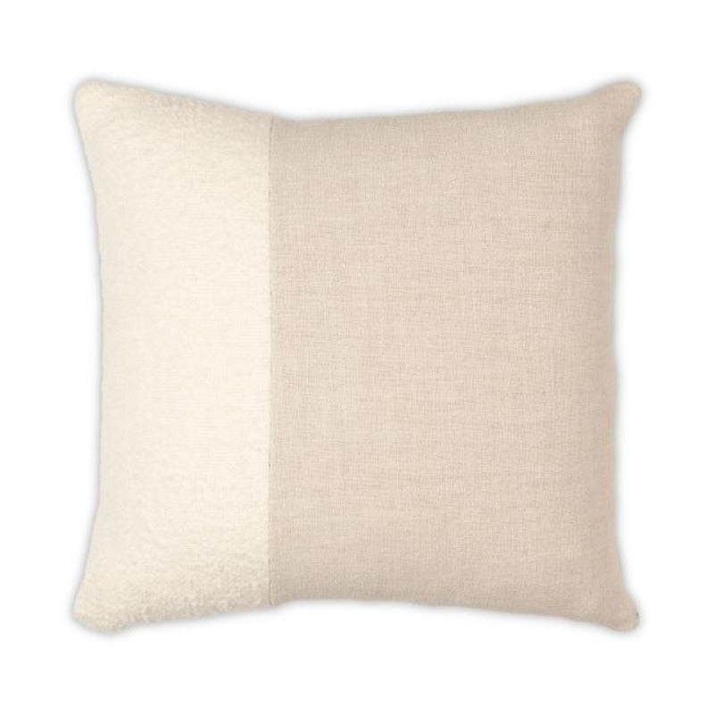 Rider Oyster Color Block Pillow -22x22